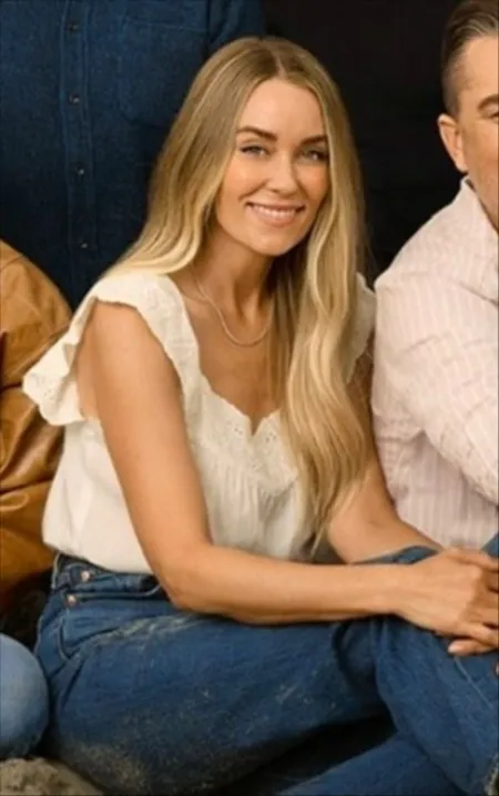 Lauren Conrad's Embroidered Ruffle Sleeve Tank Top