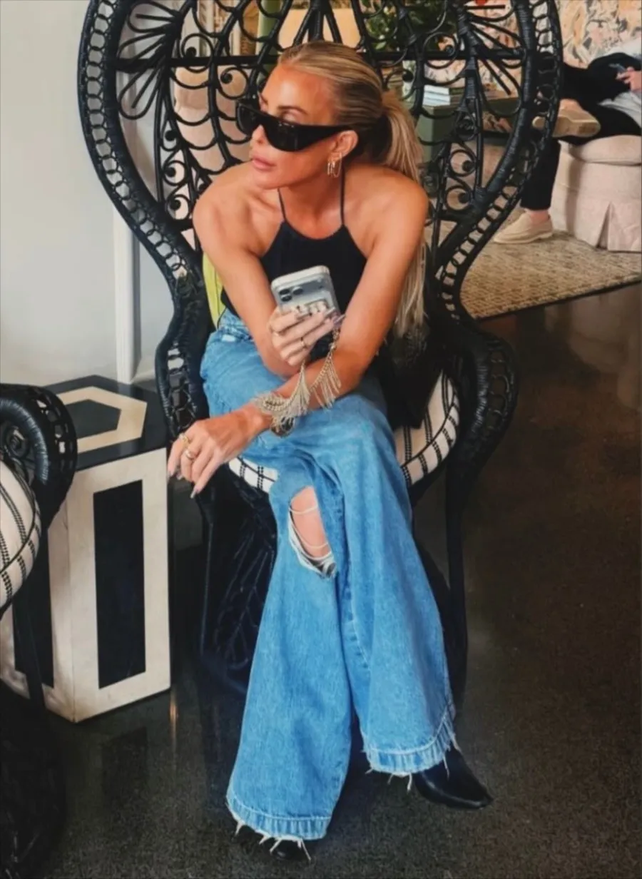 Tracy Tutor's Low-Rise Loose Fit Jeans