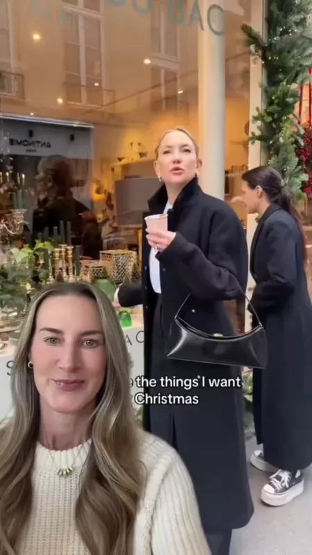 Kate Hudson's Paris Coat Moment