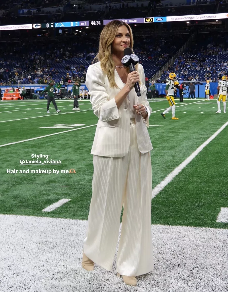 Erin Andrews Satin Cheyenne Blazer And Pants