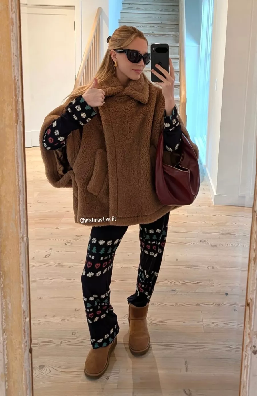 Alex Cooper's Teddy Bear Cape And Pajama Set