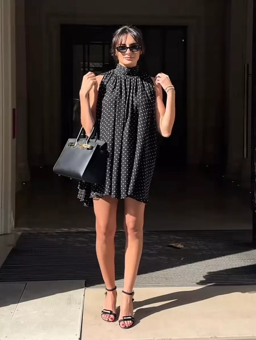 Paige DeSorbo's Midi Halter Dress