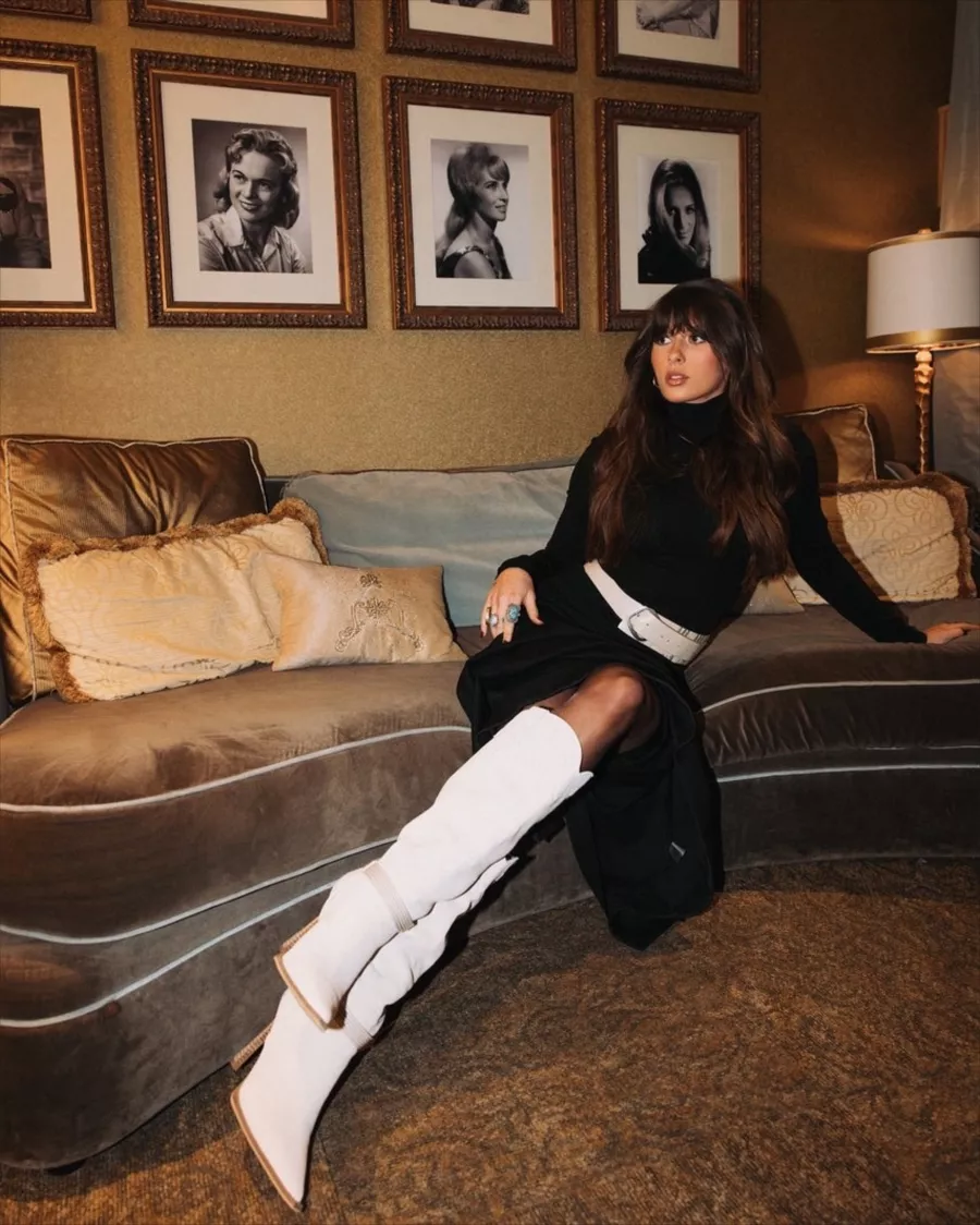 Ella Langley's Knee-High Boots