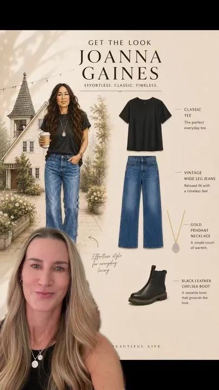 Joanna Gaines' Classic And Timeless Outfit