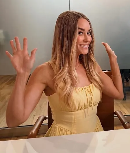 Lauren Conrad's Yellow Linen Maxi Dress