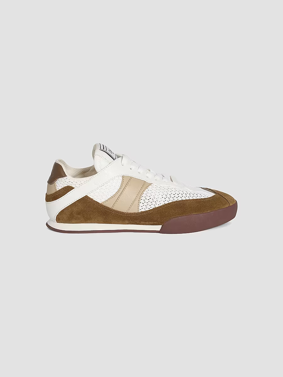 Shop Womens Chloe Kick Low-Top Sneakers - Natural Brown | Saks Fifth Avenue