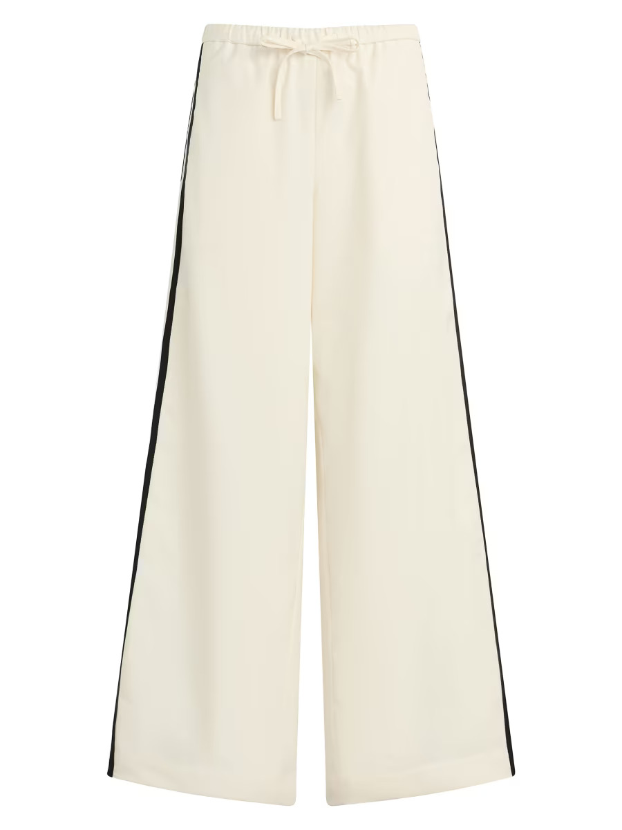 Shop Womens The Tina Track Pants - Ecru | Saks Fifth Avenue