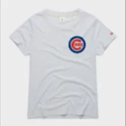 Shop Womens Chicago Cubs Jersey Logo 79 | Womens Retro MLB T-Shirt | Homage