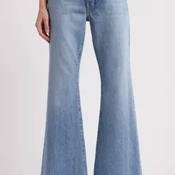 Shop FRAME The Pixie Lax Frayed High Waist Flare Jeans in Alderton Raw Fray | Nordstrom