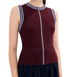 Shop LE BOP Kara Tank Burgundy | Shopbop
