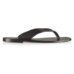 Shop A. Emery Womens Kinto Leather Flip-Flops - Black | Saks Fifth Avenue
