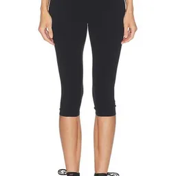 Shop Helsa Beckette Knit Capri in Black | Revolve Clothing (Global)