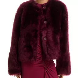 Shop Simkhai Natasha Shearling Short Jacket | Bloomingdales (US)