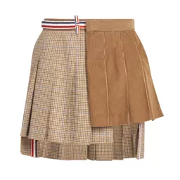 Shop Pleated Wool-Cotton Wrap Miniskirt | Saks Fifth Avenue