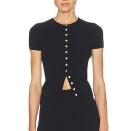Shop Helsa Beckette Knit Cardi in Black | Revolve Clothing (Global)