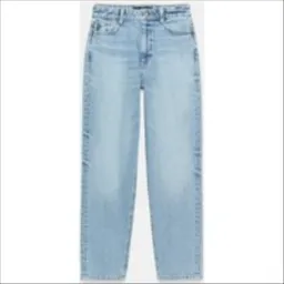 Shop Zara - Z.05 Mom Fit High-Waist Jeans - Mid-Blue | Zara US