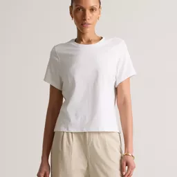 Shop 100% Organic Cotton Boxy Crewneck Tee | Quince