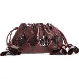Shop Zimmermann Women's Cloud 91 Small Leather Clutch - Mahogany | Saks Fifth Avenue
