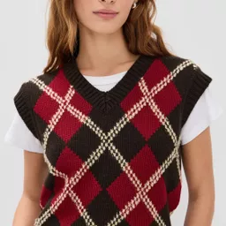 Shop Argyle Vest | Shopbop