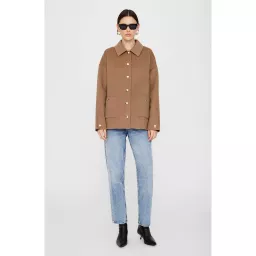 Shop ANINE BING Luca Cashmere Blend Jacket in Camel | Nordstrom