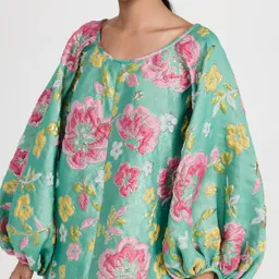 Shop Green Good Luck Dress | Shopbop