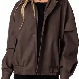 Shop Mori Oversize Faux Leather Jacket | Nordstrom