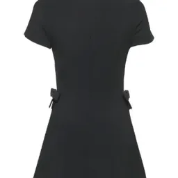 Shop Crepe bow dress | Farfetch Global