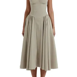 Shop HOUSE OF CB Samaria Corset Fit & Flare Dress | Nordstrom