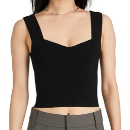 Shop A. L.C. Jordana Crop Top Black | Shopbop