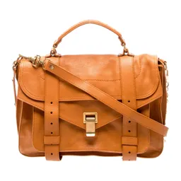 Shop Proenza Schouler Leather Top Handle Bag | The RealReal