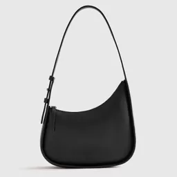 Shop Italian Leather Asymmetrical Shoulder Bag | Quince