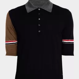 Shop Mens Fine Merino Wool Funmix Polo Shirt | Neiman Marcus