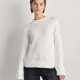 Shop 100% Organic Cotton Roll Neck Sweater | Quince