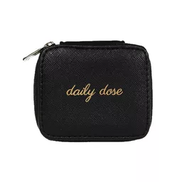 Shop Miamica Zippered Daily Dose Pill Case with 8-Day Removable Plastic Medicine Organizer, Blac... | Amazon (US)