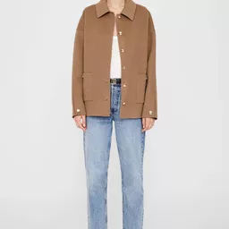 Shop Luca Jacket - Camel Cashmere Blend | Anine Bing