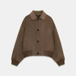 Shop WOOL BLEND BOMBER JACKET ZW COLLECTION | Zara US