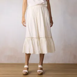 Shop Womens LC Lauren Conrad Gathered Trim Skirt | Kohls