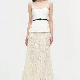 Shop Mckinnon Guipure Midi Dress | Simkhai