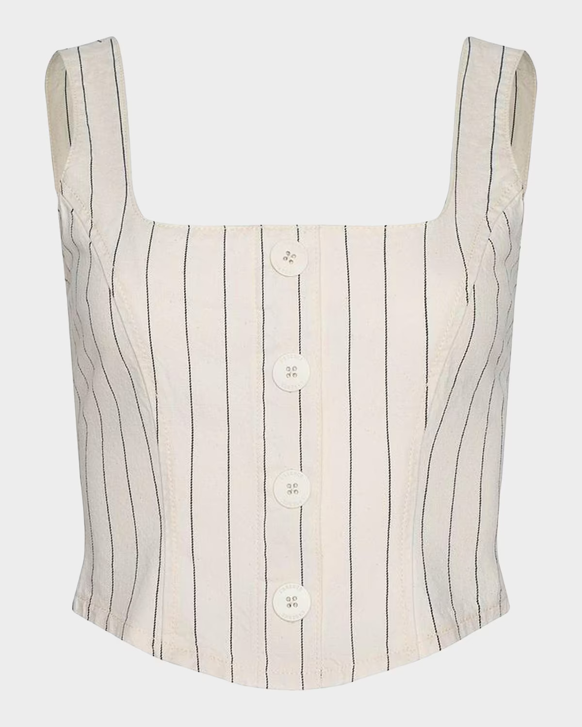 Shop Saga Pinstriped Cotton Tank | Neiman Marcus