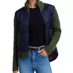 Shop Veronica Beard Patra Mixed Media Jacket | Bloomingdales (US)