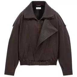 Shop Saint Laurent Bomber Jacket in Lambskin | Saks Fifth Avenue