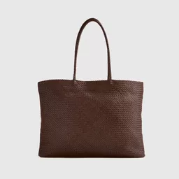 Shop Italian Leather Handwoven Tote | Quince