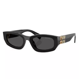 Shop Miu Miu 53MM Oval Sunglasses | Saks Fifth Avenue