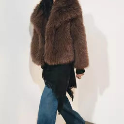 Shop ZW COLLECTION FAUX FUR SHORT COAT | Zara US
