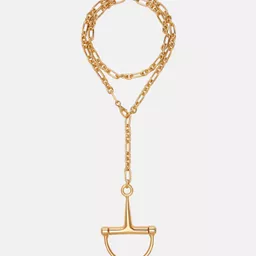 Shop Half Horsebit chain necklace | Mytheresa (US/CA)