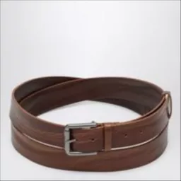 Shop Max Mara Long Belt In Brown Leather | Balardi (US & Canada)