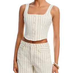 Shop LAgence Saga Button Front Tank | Bloomingdales (US)