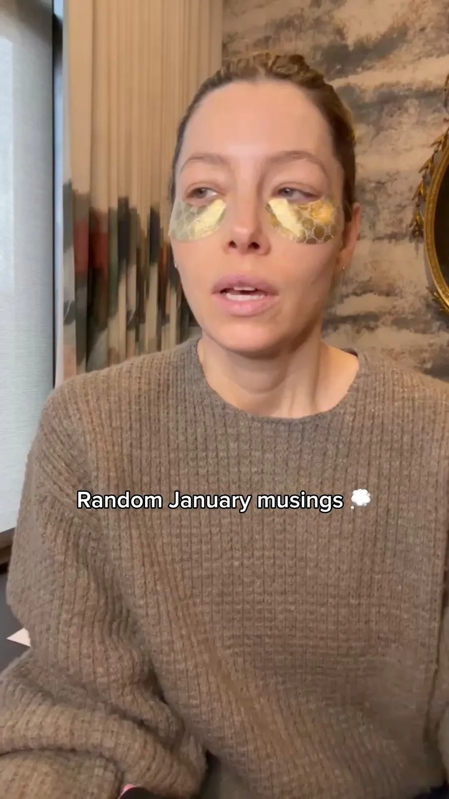 Jessica Biel's Luminize Eye Patches