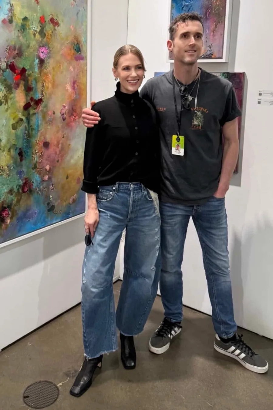 January Jones Barrel Leg Jeans