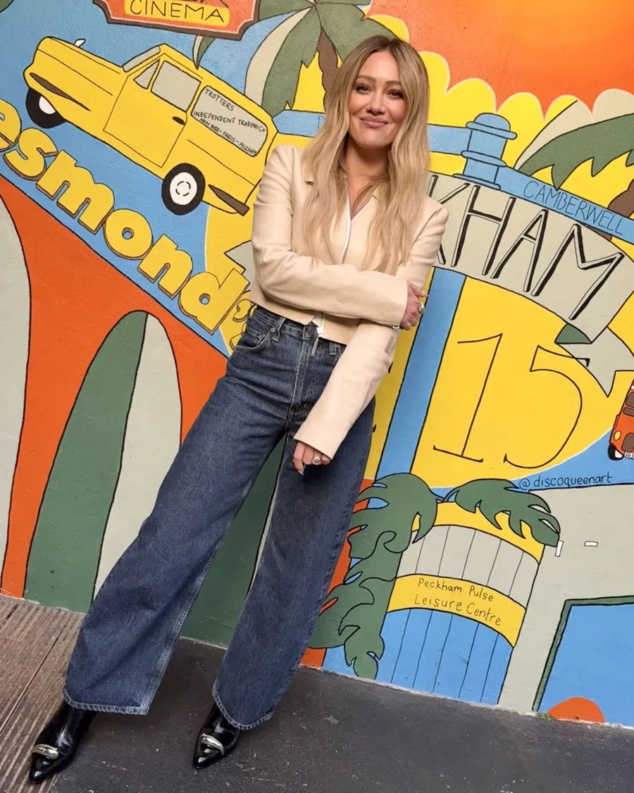 Hilary Duff's Jeans And Ankle Boots